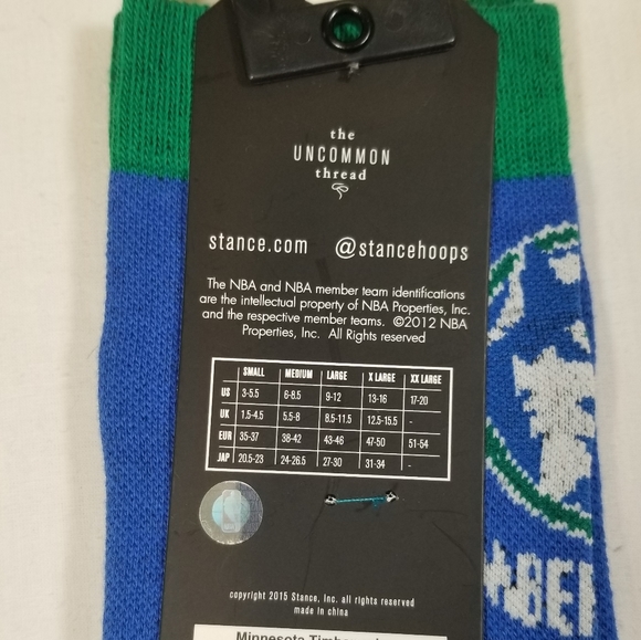 Stance NBA Minnesota Timberwolves M558A1MIN - Picture 8 of 8